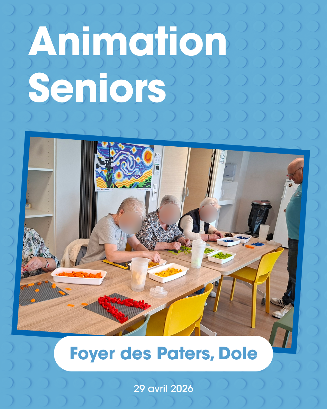 🅰️ Des lettres géantes s’élèvent au Foyer des Paters ! 🧱✨